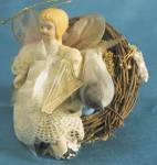 Fairy in Bird's Nest Christmas Ornament