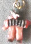 Vintage Celluloid Accordion Player Charms