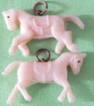 Vintage Celluloid Horse Charms