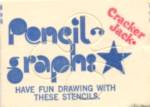 Cracker Jack Toy Prize: Pencil Graphics