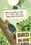 Cracker Jack Toy Prize: Bird Slide Card