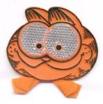 Garfield Face with Reflective Eyes