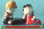 Vintage Peanuts Schroeder & Lucy at Piano Figurine