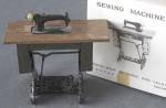 Vintage Dollhouse Wooden Sewing Machine