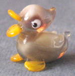 Vintage Glass Duckling