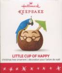 Hallmark Little Cup of Happy Miniature Ornament