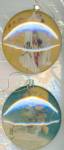 Vintage Glass Ornaments Set Of 2