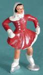 Vintage Red & White Dress Lead Lady Skater