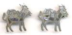 Vintage Sterling Silver Abalone Inlay Donkey  Pin  2