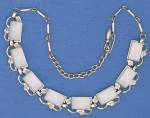 Vintage Pale Blue Moonglow Necklace