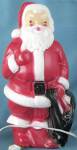 Vintage Plastic Light Up Santa Claus