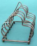 Antique Old English Plate Clover Shaped Toast Rack