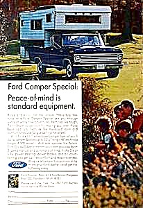 1967 Ford Pickup Camper Magazine Ad
