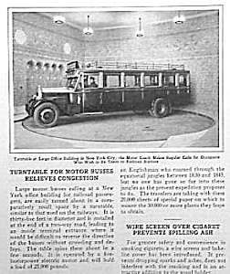 Cool 1929 Nyc Bus/turntable Mag Article L@@k