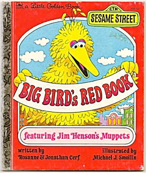 Big Bird's Red Book - Little Golden Book - Muppets