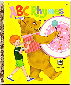 Abc Rhymes - Little Golden Book - 1974