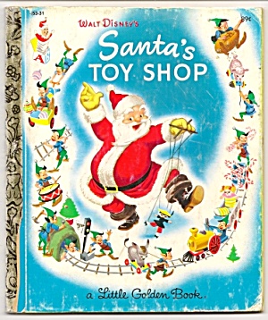Disney Santa Toy Shop Little Golden Book