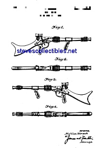 Patent Art: 1950s Marx Toy Rifle Space Toy