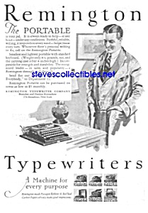 1927 Remington Portable Typewriter Ad