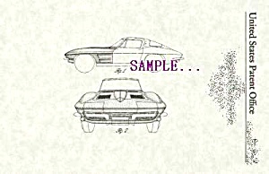 Patent Art: 1963 Chevy Corvette Automobile