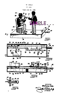 Patent Art: 1920s Black Banjo Players Mechanical Bank