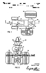 Patent Art: Mighty Tractor #629fisher Price Toy