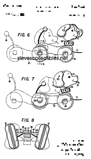 Patent Art: Little Snoopy #693 Fisher Price Toy-matted