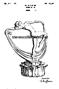 Patent Art: 1920s Cowan Pottery Scarf Dancer