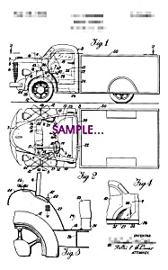 Patent Art: 1930s Studebaker Truck - 8x10 - Matted