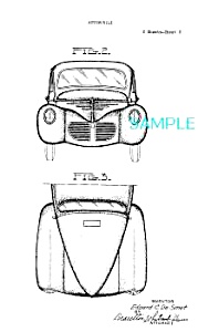 Patent Art: 1940 Willys Automobile