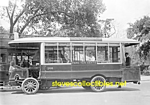 C.1915 Early City Bus - 5th Ave. Nyc Photo C - 5 X 7