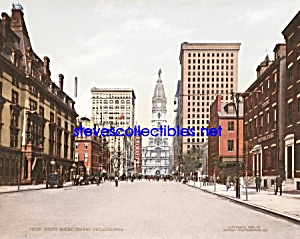 C.1900 Philadelphia, Penn. South Broad St. Photo - 8x10