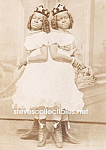 C.1865 Siamese Twins Side Show - Circus Photo B