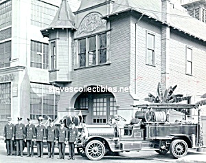 1921 Lafd Fire Truck - Engine Co. 9 Photo - 8 X 10