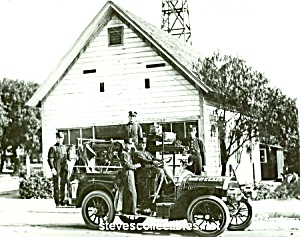 C.1910 Lafd Fire Truck - Hose No. 7 Photo - 8 X 10