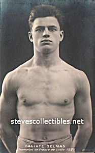 1927 Champion Wrestler Calixte Delmas Photo - Gay Int.