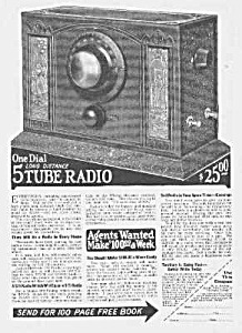 1926 Art Deco Radio Magazine Ad L@@k