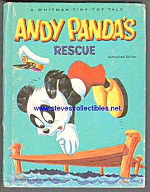 Andy Panda's Rescue Whitmantiny Tot Tale Book - 1949