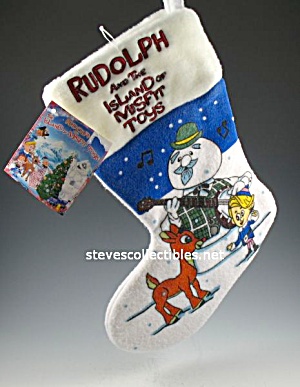 Plush Rudolph And Misfit Toys Christmas Stocking