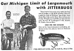 1946 Fred Arbogast JITTERBUG FISHING LURE Ad