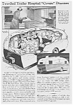 1938 TRAILER HOSPITAL Mag. Article