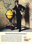 1962 TWA Airline - Pilot Magazine Ad
