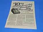 1926 BURROUGHS ADDING MACHINE Ad