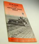 1950s? CASE TRACTOR Fertilizer-Grain Drills BROCHURE