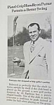 1941 PISTOL-GRIP PUTTER Golf Magazine Article