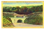 1944 BLUE MOUNTAIN TUNNEL Pennsylvania Tnpk Postcard