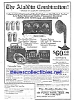 1925 ALADDIN RADIO COMBINATION Radio Ad