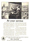 1925 AT&T TELEPHONE Phone Ad