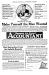 1919 BECOME AN ACCOUNTANT By Mail Magazine Ad