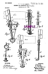 Patent Art: Early 1900s Kampfe RAZOR STROP  B - matted